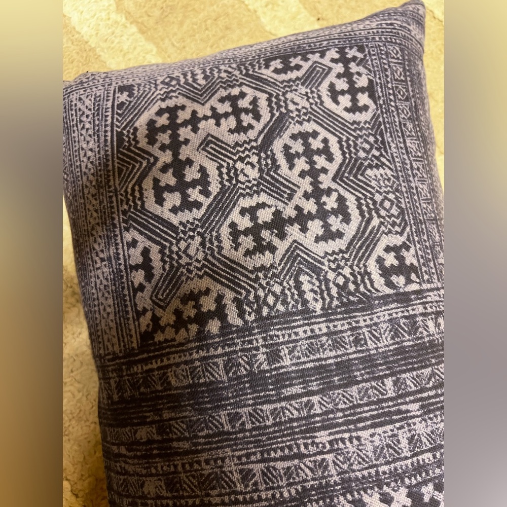 Blue pillow!